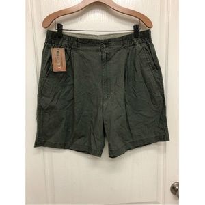 Washout Cottons Men's Denim Shorts Green SIZE 36